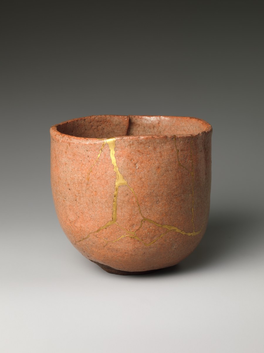 本阿弥光悦，乐烧茶碗，约1600年