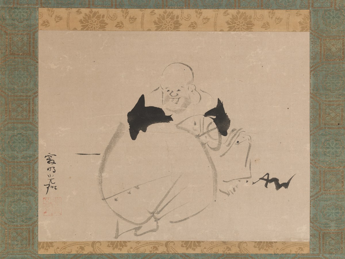 尾形光琳，布袋图，1704年以后