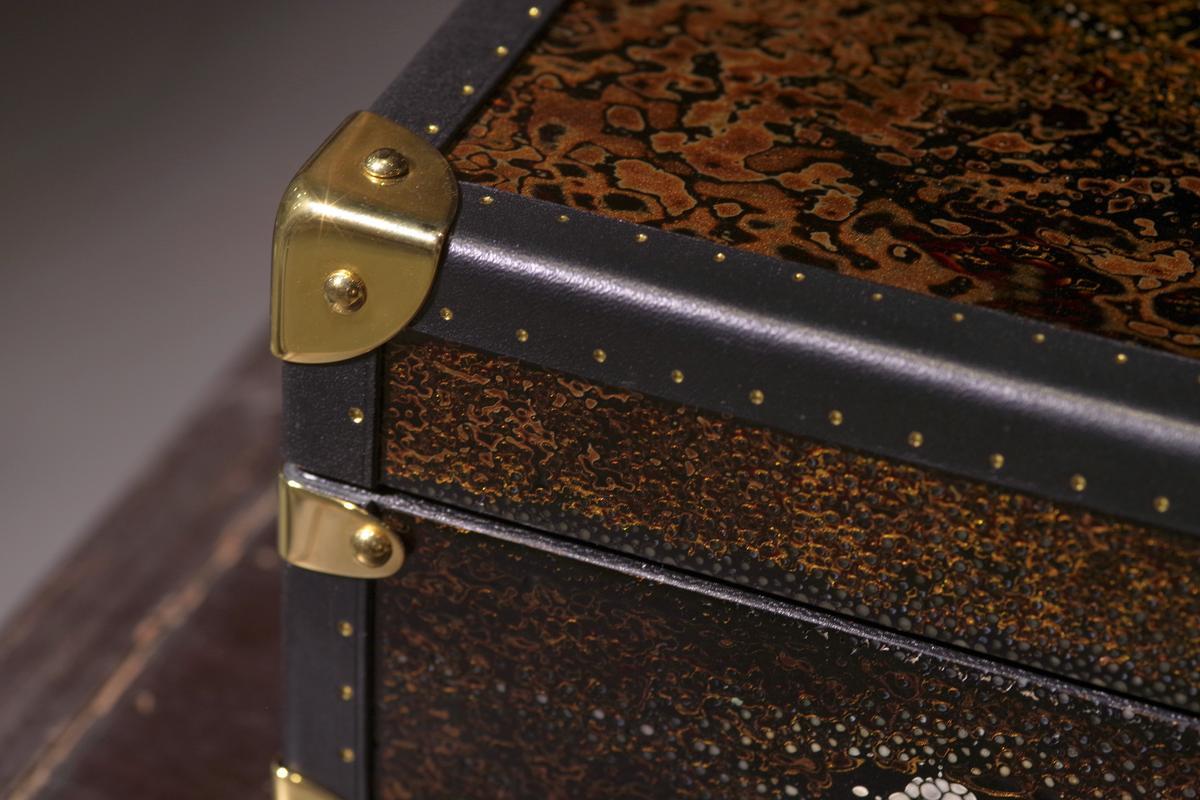 Detail of a brass corner